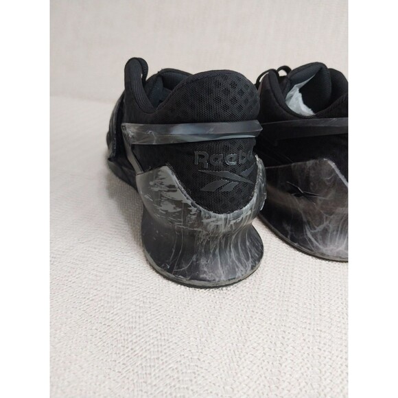 Reebok Legacy Lifter 3 Mens 10.5 Weightlifting Shoes Black Powerlifting Sneaker main image 8